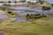 Okavango Delta aerial