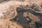 Okavango Delta Aerial of a Pond or Small Lake in Dry Savanna
