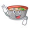 Okay asian soup cup isolated on mascot