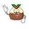 Okay fruit cake character cartoon