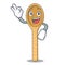 Okay wooden spoon character cartoon