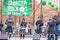 Oklahoma Scottish Pipe and Drums performance in St Patrick`s Day