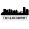 Oklahoma Skyline City Icon Vector Art Design