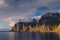 Okshornan, Bull Horns range in Senja, Norway