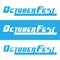 Oktoberfest beer festival header text