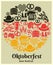 Oktoberfest Beer Festival label