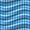 Oktoberfest blue checkered flag background