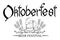 Oktoberfest hand drawn lettering, festival, oktoberfest lettering for logotype, flyer, posters, card, label, postcard, badgeo