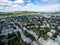 Oktyabrsky city, aerial view. Bashkortostan