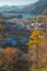 Okunikko and Yuno lake in autumn season.