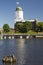 Olafs tower in Vyborg,view from bay