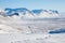 Olafsvik view during winter snow