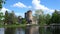 Olavinlinna castle on a sunny june day. Savonlinna, Finland