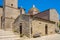 Olbia, Italy - St. Cross oratory - Oratorio di Santa Croce - aside St. Paul Apostle Church - Chiesa di San Paolo Apostolo - at the