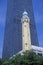 Old 1869 Chicago Water Tower and the John Hancock Building, Chicago, Illinois