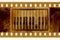 Old 35mm frame photo with vintage abacus