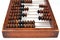 Old abacus, close up