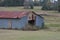 Old abandon barn in the middle of nowhere