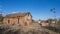 Old abandoned adobe brick dwelling in Fort Davis, Texas.