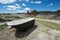 Old abandoned bathtub sitting in the desert at Bodie Ghost Town in California