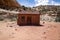 The old abandoned Behunin Cabin, owned by Elijah Cutler Behunin, a frontier settler, in Capitol Reef National Park