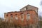 Old abandoned brick building with no windows dilapidated