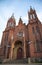 Old abandoned Catholic church in Smolensk