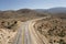 Old Abandoned Desert wilderness Road