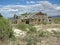 Old, abandoned, dilapidated wooden home near Baker, Nevada