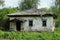 An old abandoned house in one of the Ukrainian villages. Scenery