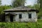 An old abandoned house in one of the Ukrainian villages. Scenery