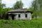 An old abandoned house in one of the Ukrainian villages. Scenery