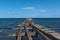 Old abandoned jetty in Punta Arenas, Patagonia, Chile