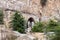 An old  abandoned Muslim cemetery outside the Temple Mount near the mortgaged gates - Gate of Repentance or Gate of Mercy in the