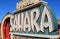 Old abandoned neon casino signs, Las Vegas