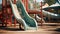 Old, abandoned playground slide poses danger to potential players, AI Generated