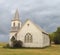 Old abandoned prairie church