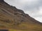 Old, abandoned remains of cableway for transporting coal from mines in Longyearbyen - the most Northern settlement in the world. S