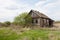 Old abandoned rural house in the Russian village