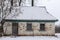 Old abandoned rural house, with signs of destruction from lack of care