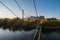 Old abandoned Sadovsky sugar factory in Voronezh region, aerial view