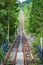 Old abandoned train on the way to Trolltunga, Norway