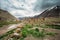 Old Abandoned Village With Dilapidated Ruined Houses In Ketrisi Village In Truso Gorge