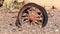 An Old Abandoned Vintage Car Tyre