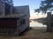 An old abandoned wood cabin overlooking the bays of Jebediah Isl