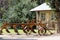 Old agricultural machinery in Israel.