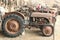 Old agricultural tractor in Po valley