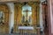 Old altar of beautiful chapel called Senhor da Pedra in Porto