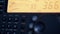Old Amateur Stationary Radio Station. Frequency Scan. Control Panel with Dial