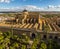 Old amazing Moorish Mosque Cathedral from above in Cordoba, Spain